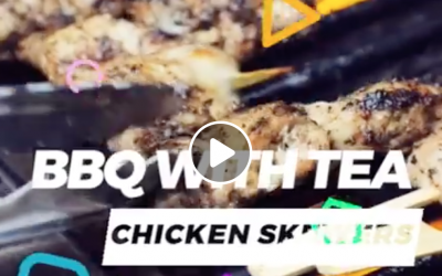 (Video) BBQ with Tea! Chicken Skewers