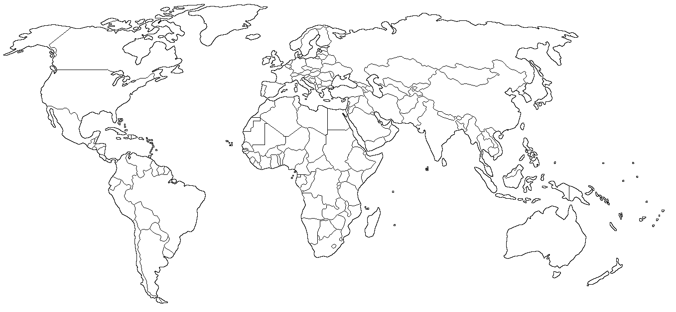 political-world-map-white-thin-b6a | Tea Squared